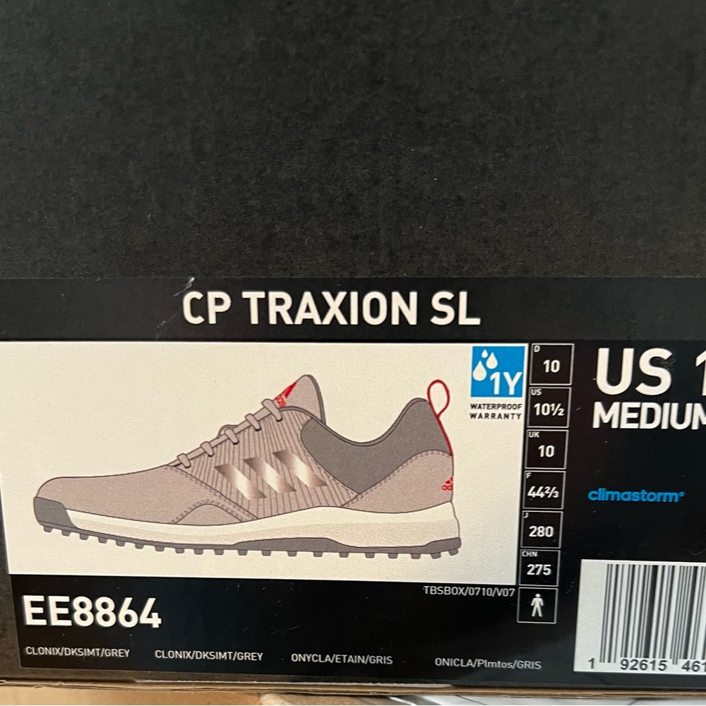 Adidas brand new golf shoes in box .